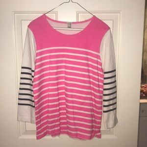 J Crew 3/4 length women’s T-shirt
