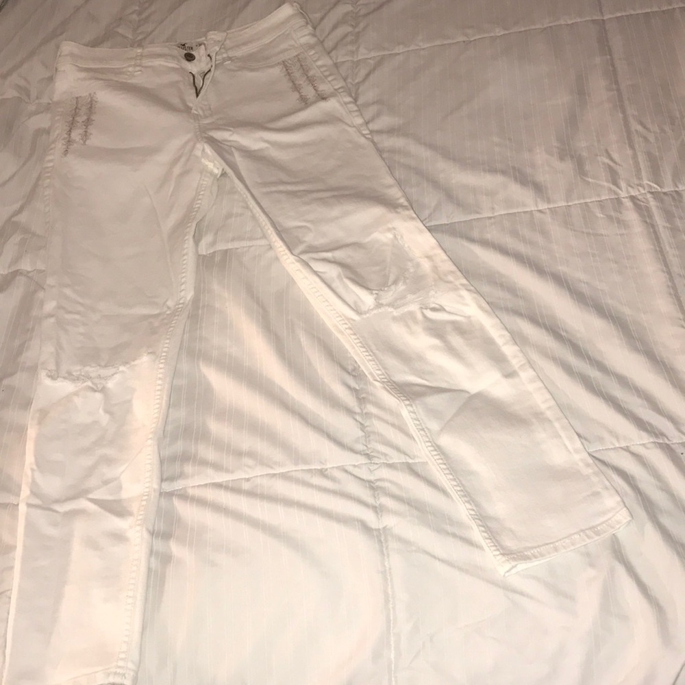 Hollister knee-ripped jeans