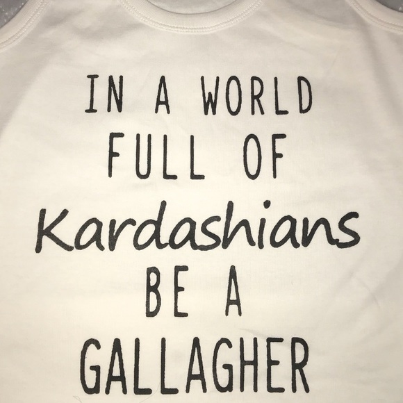 Kardashian Gallagher Shameless Fitted Tank NEW - Picture 3 of 4