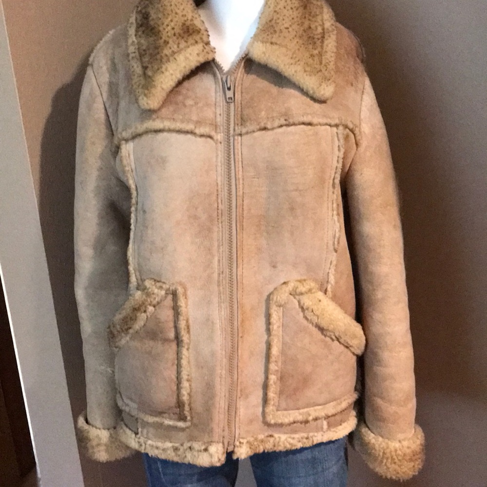 👀SALE👀 VINTAGE GENUINE LAMB SKIN JACKET