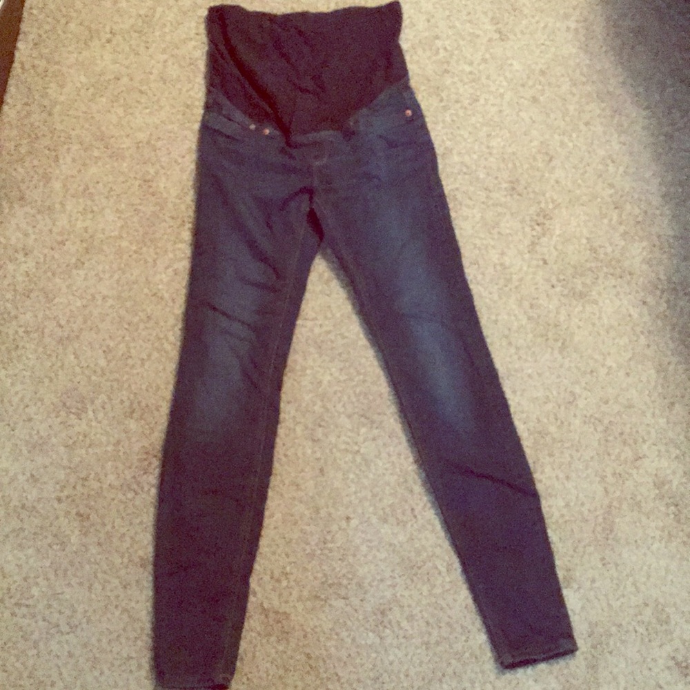 H&M size 6 skinny jean maternity full panel