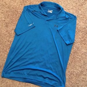 Under Armour cold black golf polo