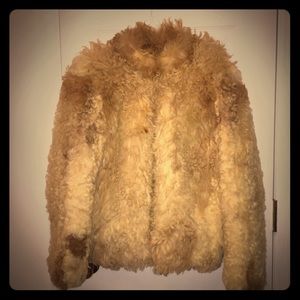 Curly fur jacket