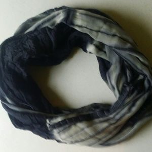 Beautiful black and grey infinity scarf