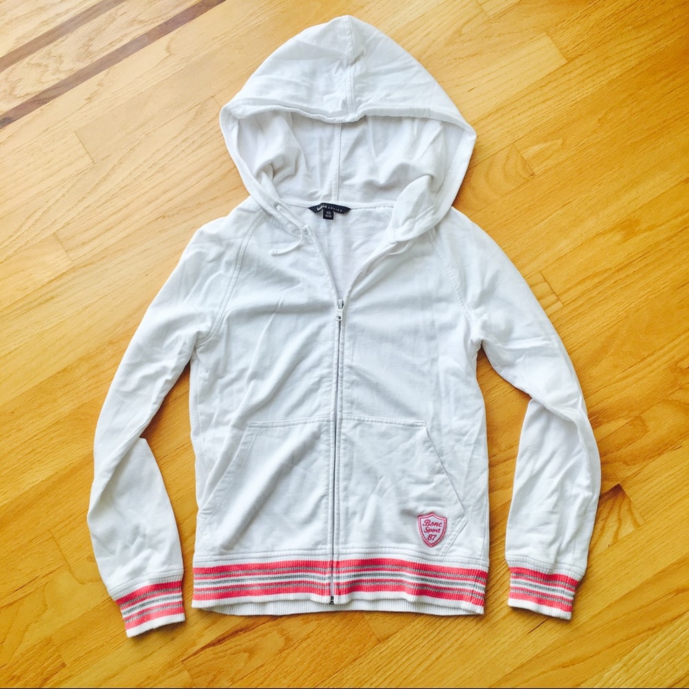 Bossini White Zip Hoodie