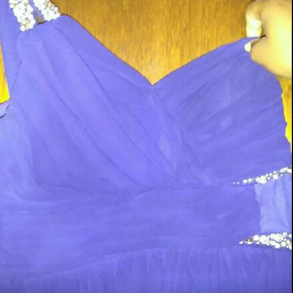 Royal blue homecoming dress