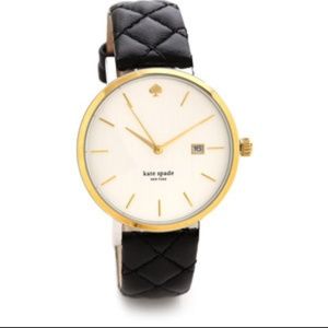 Kate Spade Metro Grand Quilted band watch