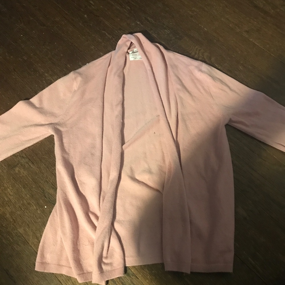 Blush pink girls Zara cardigan