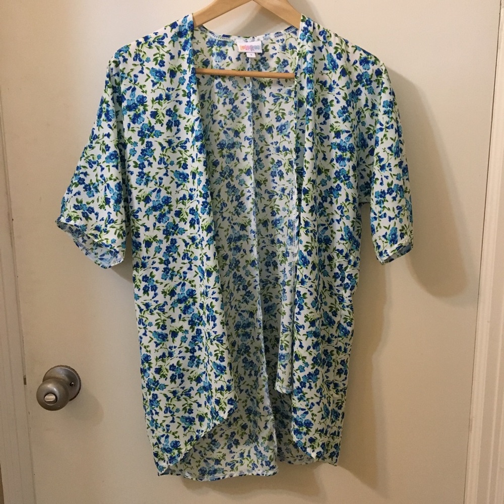 Lularoe Bianka Kids Kimono (size 3/large)