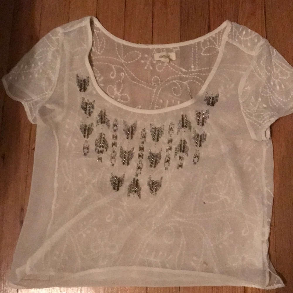 Sequined Aerie Top