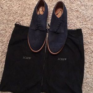 Jcrew suede oxfords