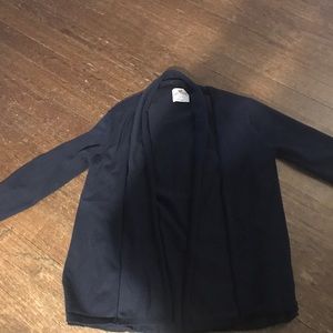 Zara girls navy cardigan