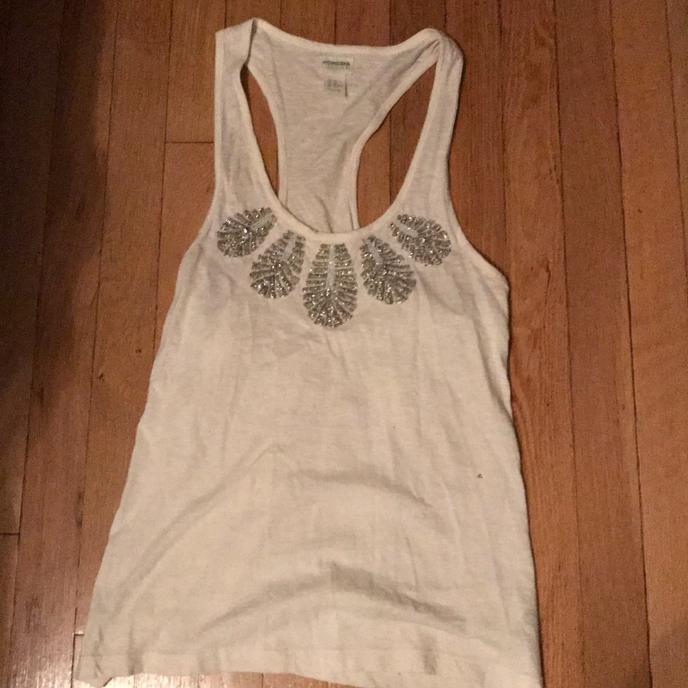 H&M Sequined Racerback Top
