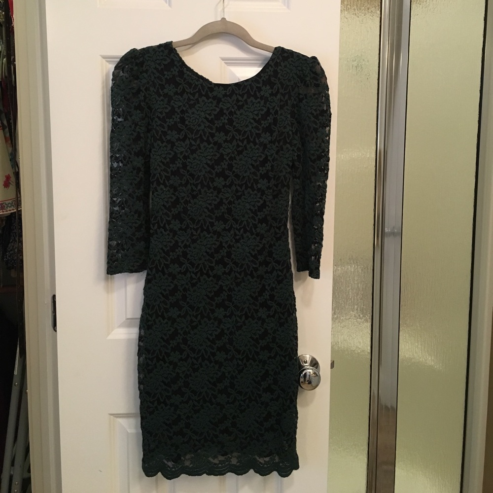 Beautiful lace overlay dress