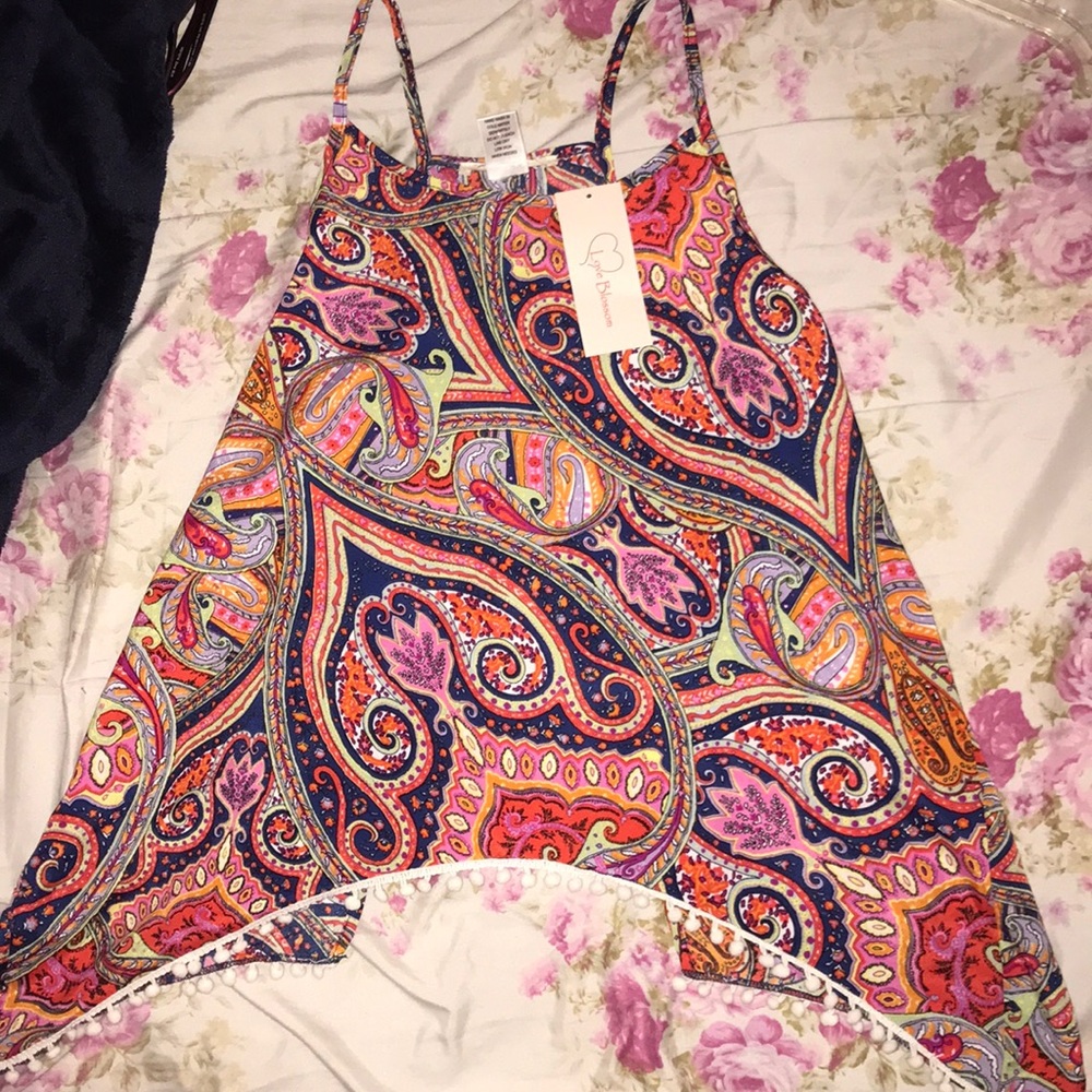 bohemian style tank top