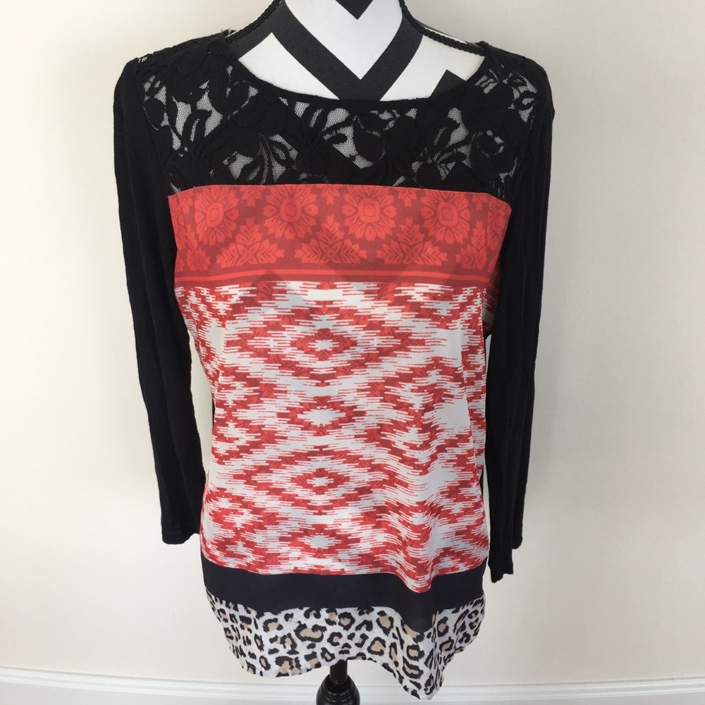 🎀Halo Mixed Material Top