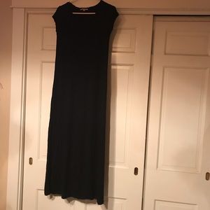 Gap maxi t-shirt dress black xs