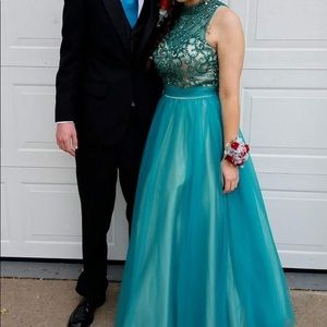 Teal Prom Dress