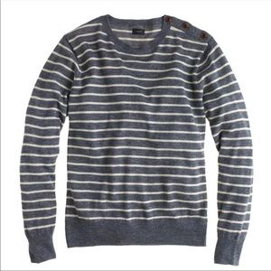 NWOT J. Crew Sedona shoulder button Sweater