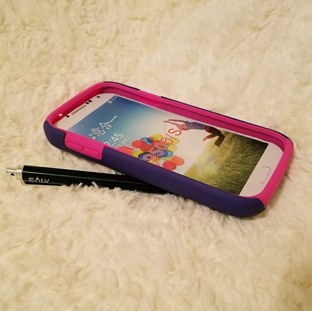 Samsung Galaxy S4 phone case plus stylus