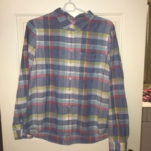Madewell 100% cotton plaid button down
