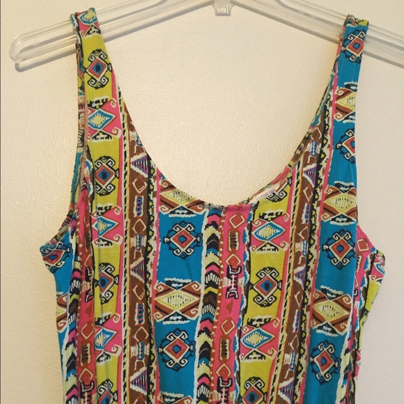 SOLD! Forever 21 colorful romper with open back! - Picture 2 of 6