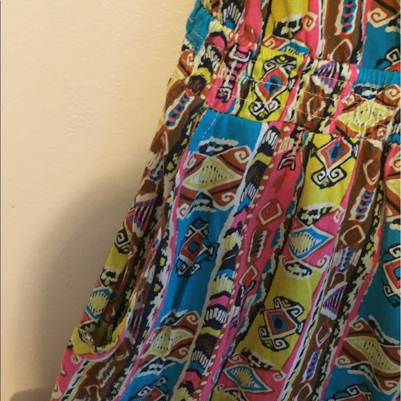 SOLD! Forever 21 colorful romper with open back! - Picture 3 of 6