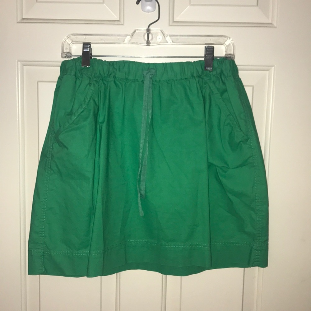 Green skirt