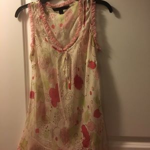 Express sheer tank top size small