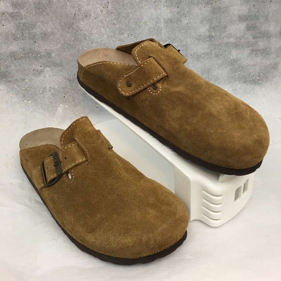 Women’s Suede Mules - Picture 1 of 8