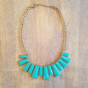 Turquoise statement necklace