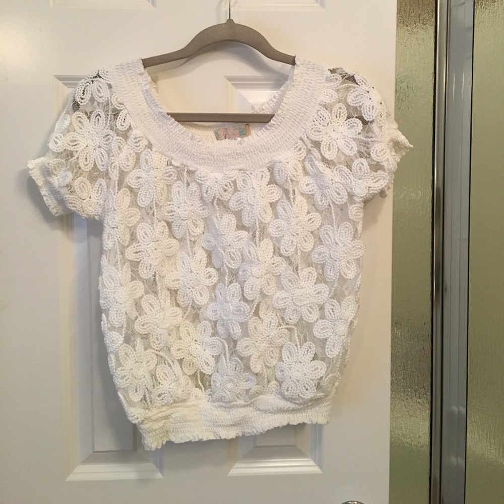 Cute sheer top