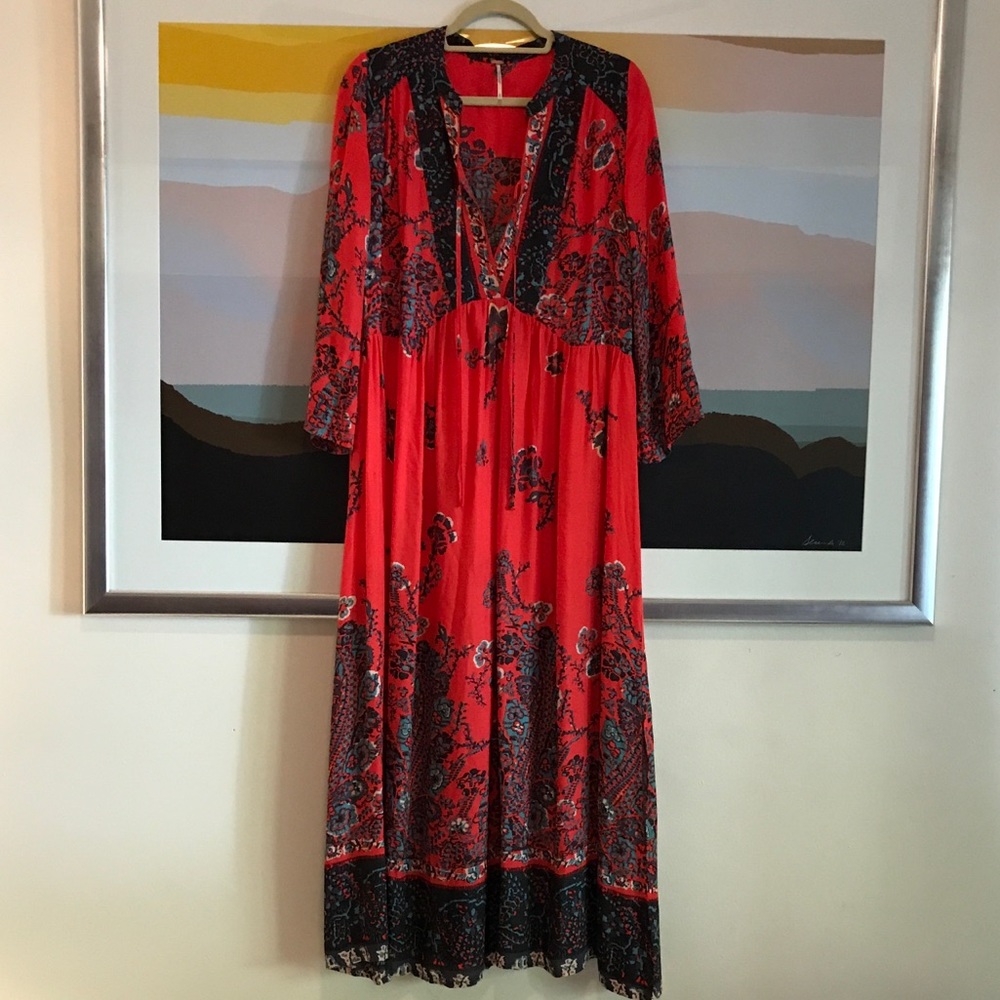 FP If You Only Knew Painted Maxi Dress