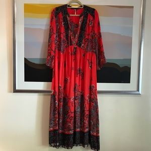 FP If You Only Knew Painted Maxi Dress