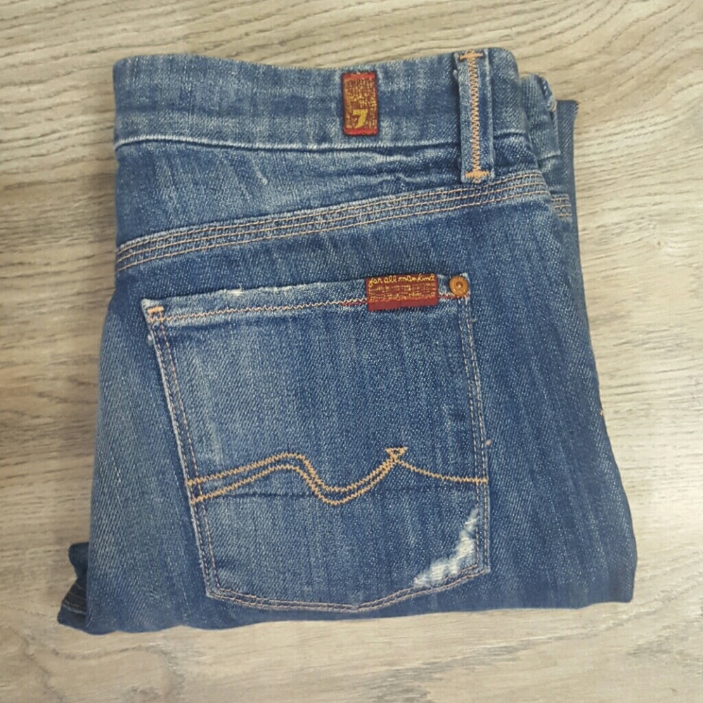 7fam Woman's flare Miller Trouser Jeans size 29