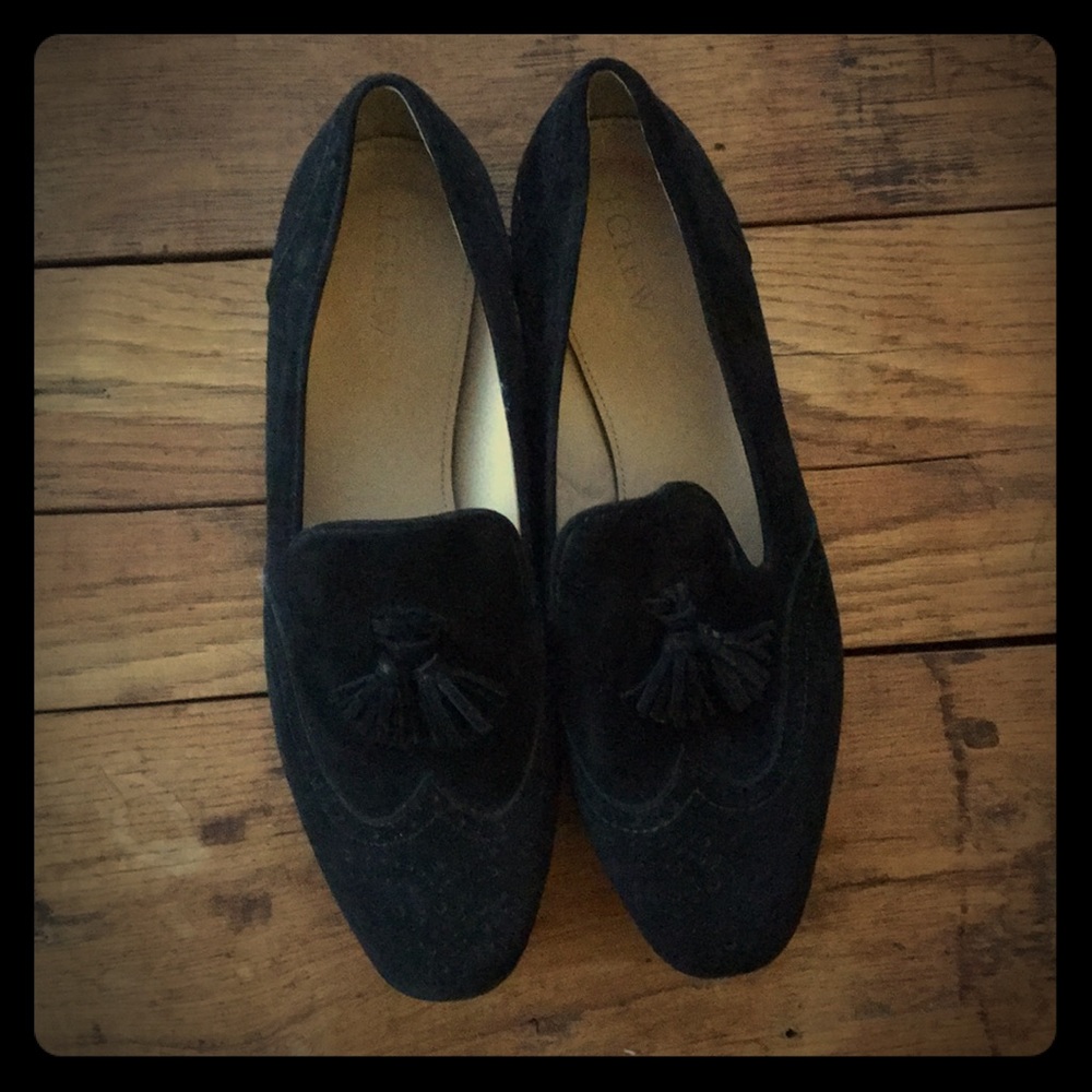 J.Crew suede loafers