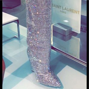 Not for sale Swarovski crystal boots
