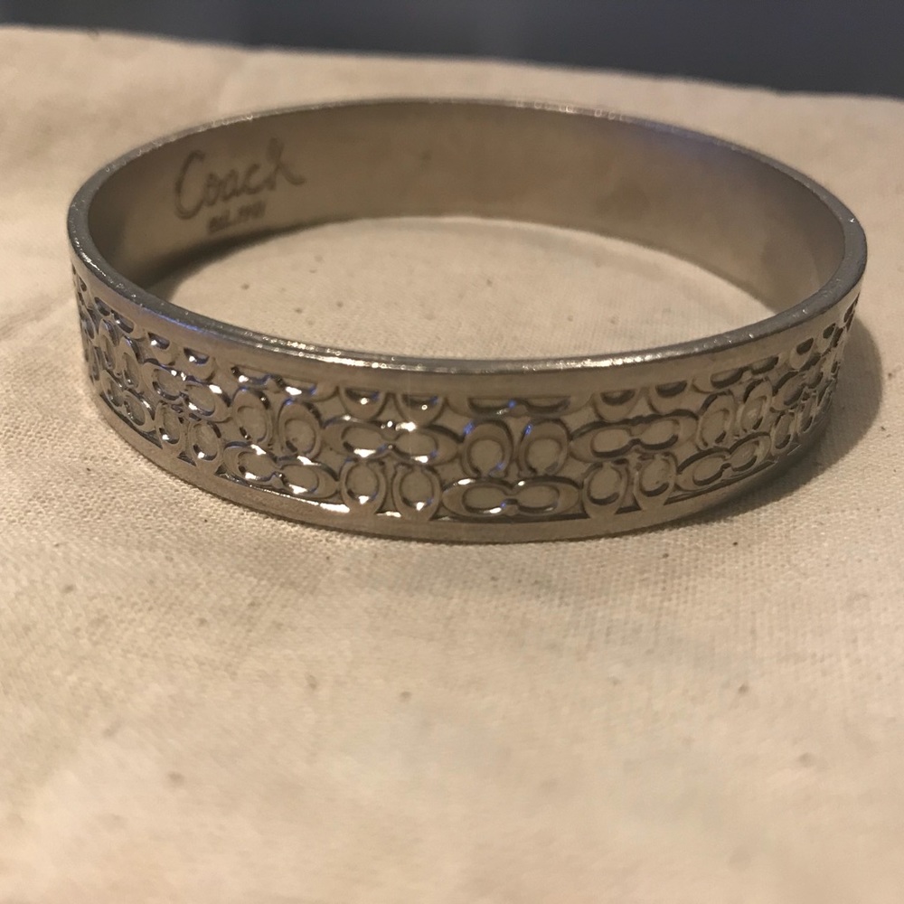 Coach silver bracelet