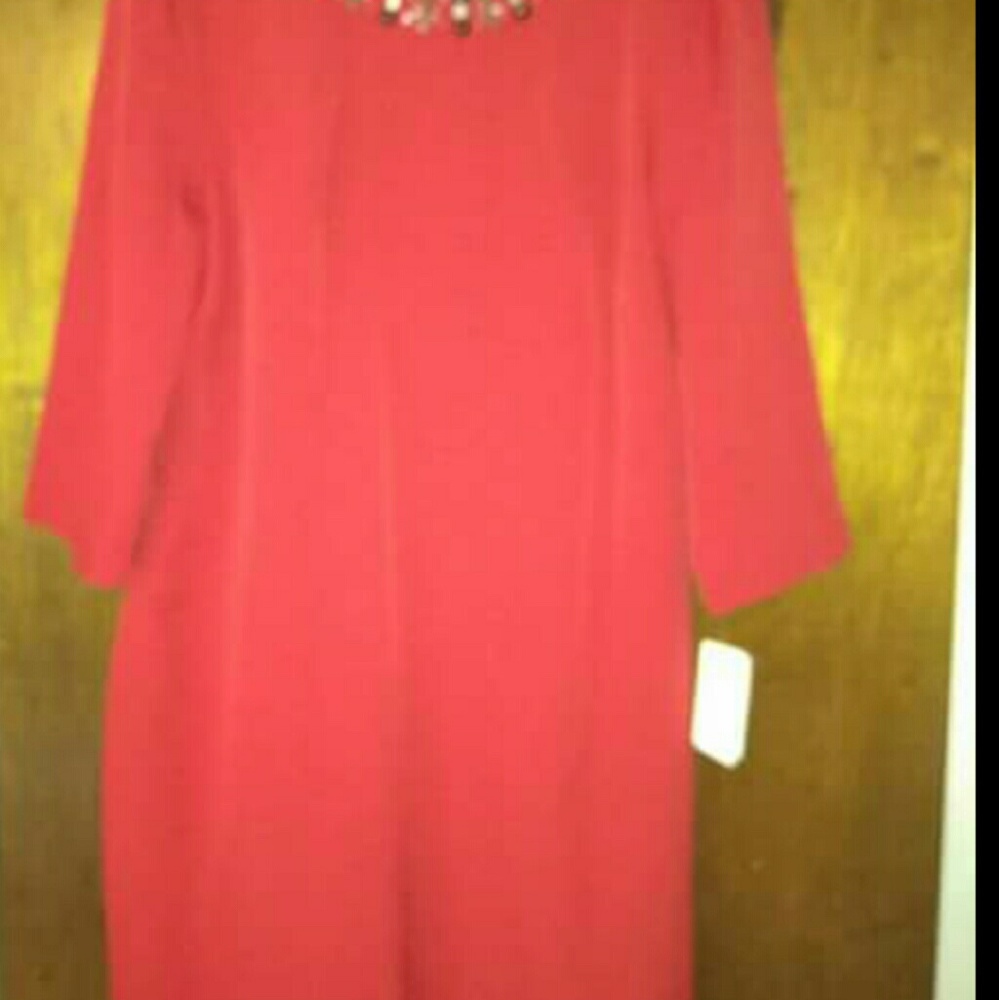 New Red plus size dress