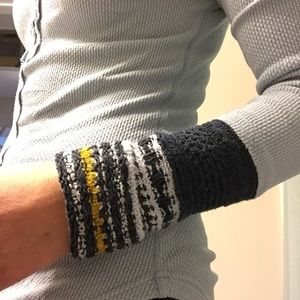 Free People blue waffle shirt XS