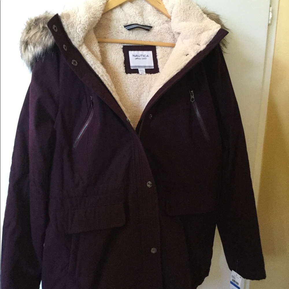 Sherpa lined Nautica Coat