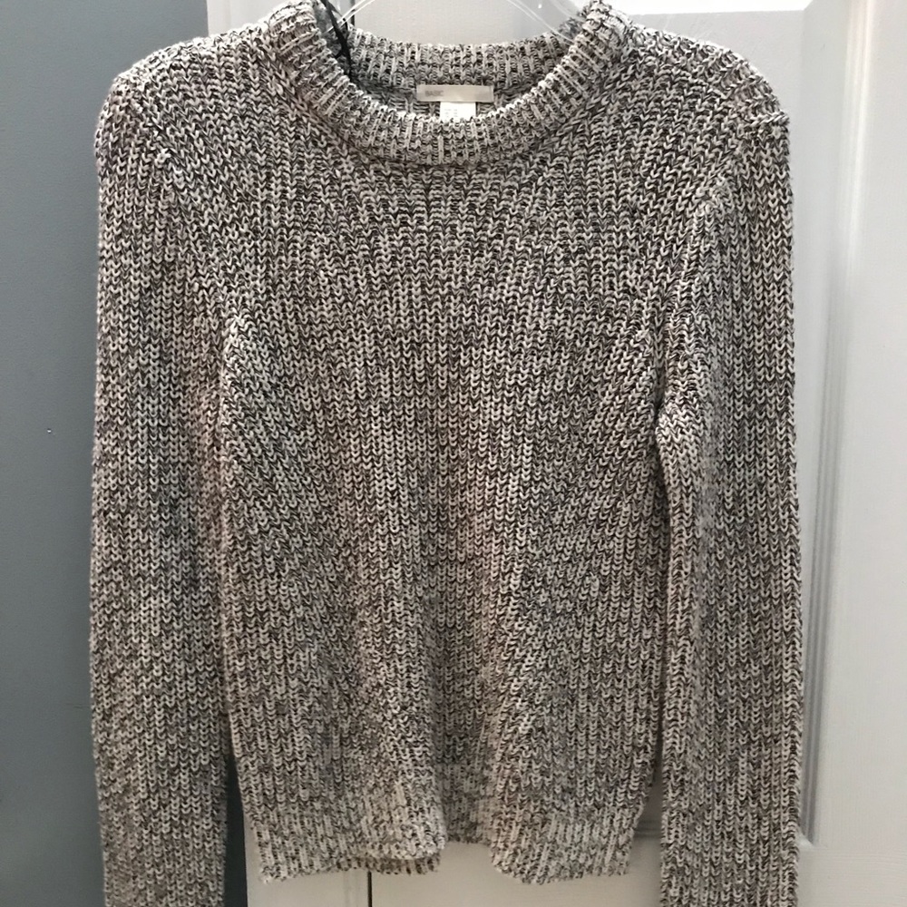 Black and white sweater