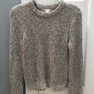 Black and white sweater