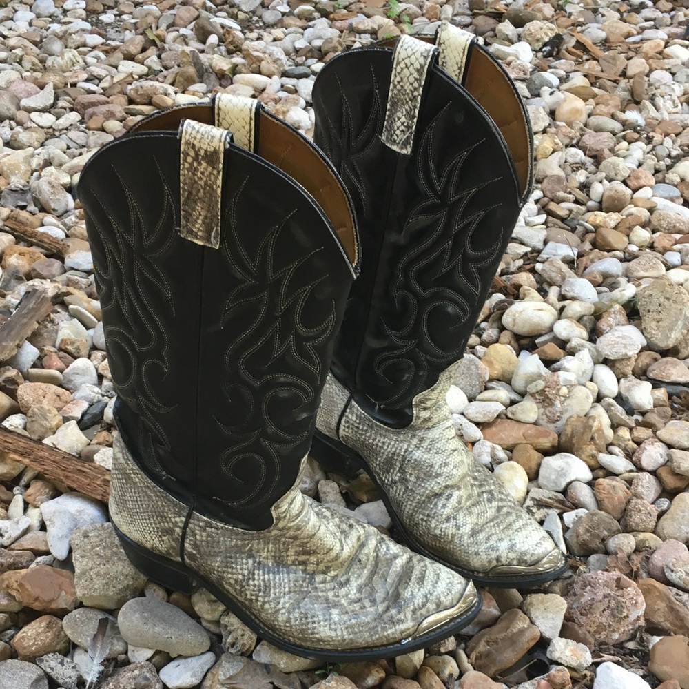 🤠 Leather Cowboy Boots (Men's 8/Women's 10)👢