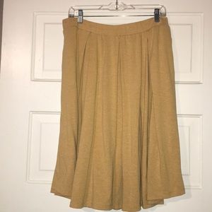 Plain Yellow XL LuLaRoe Madison Skirt