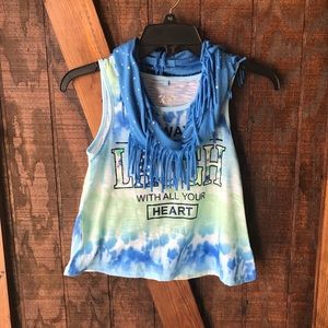 Justice Girl’s Tank Top with Scarf