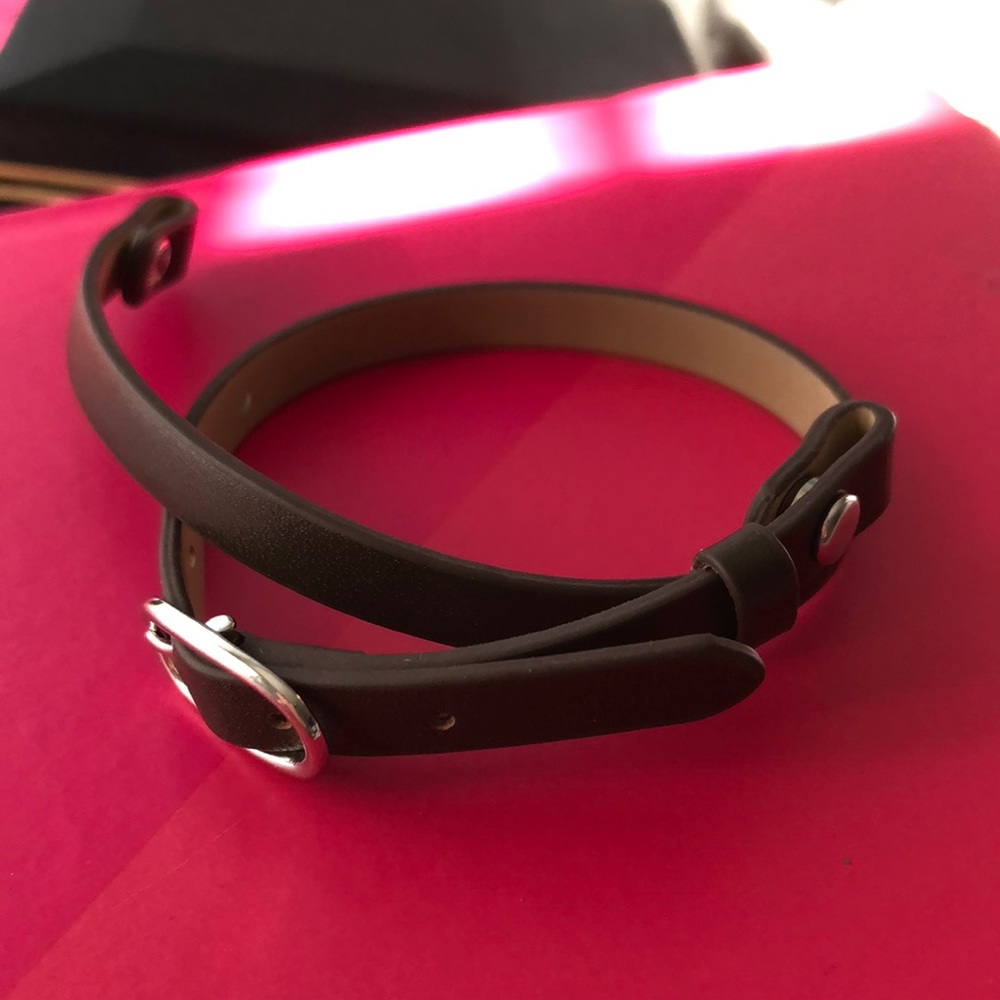 Origami Owl small dark brown wrap