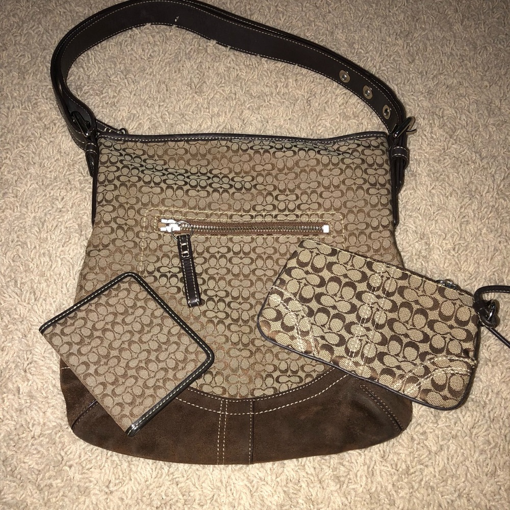 Coach purse, wristlet and wallet