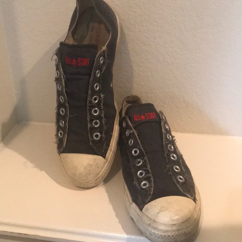 John Varvatos Converse Slip On Blue