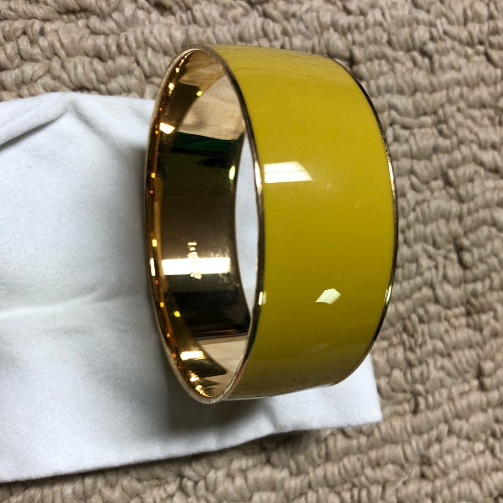 Yellow J. Crew bangle